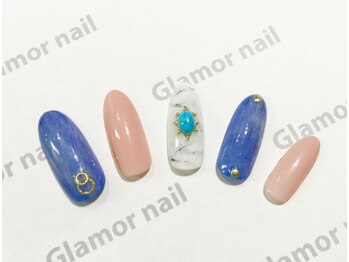 グラマーネイル(Glamor nail)/ ☆定額ネイルAクラス☆¥8800