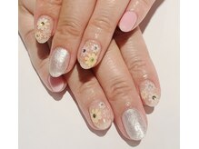 カラン 焼津店(CALIN)/ガーリーフラワーネイル