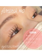 @206 バイ ヘアメイクチョコ(@206 by hair make choco)/フラットラッシュ　140本