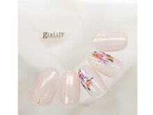 グラティフィー(gratify)/【お洒落 ツイードネイル】