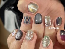 ルカ 原宿(lux)/メンズ　ニュアンスネイル