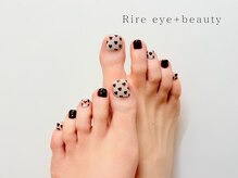 リール アイプラスビューティー(Rire eye + beauty)/ブラウンフットネイル
