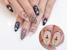 ネイルコレクション ピンク(Nail Collection Pink)/ジェル放題★シースルー・十字架