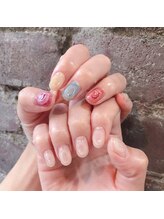 アティックネイルアトリエ(attic nail atelier)/アシメネイル★