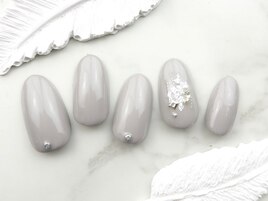秋冬グレッシュネイル