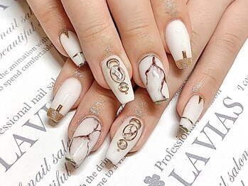 プロフェッショナル ネイルサロン ラヴィアス(LAVIAS)/【スカルプ】10本アートし放題