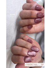 プティットスリール 西尾店(Petit Sourire)/マグネットonフラッシュネイル