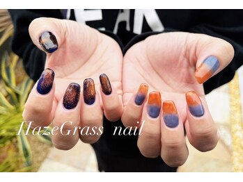 ハズグラスネイル(Haze Grass nail)/カラーグラデーション