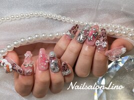 ヒョウ柄ネイル