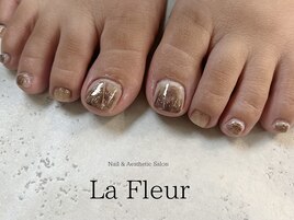 ネイルモデル　フットデザイン