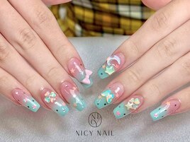 ティファニーブルーグラデ