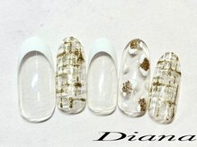 ディアナ ひたちなか高場店(DIANA)/定額ネイル　7,700円　A‐063