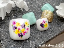 ネイルサロン ふるる 大須店/フットミディアムネイル#625