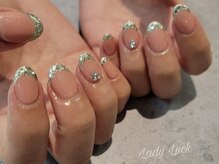 レディラック バイ キャンアイドレッシー(Lady Luck by Can I Dressy)/ガラスフレンチ×Vカット