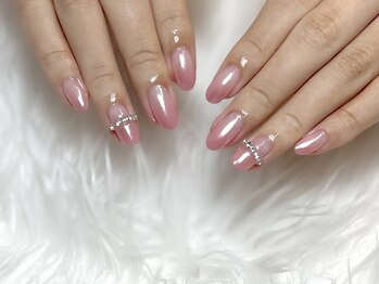 オーロラグラデーション　透明感