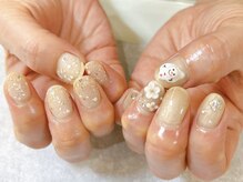 フチュール(futur)/お花と雪だるま♪