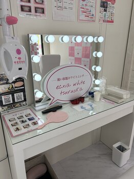 エクシア ホワイトニング 鶴岡店の写真/コーヒーやタバコの黄ばみが気になるあなたへ◎当店人気No.1の定額通い放題プランで自信の持てる白い歯へ！