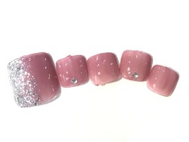 縦ラメグラネイル