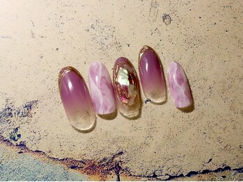 フォルチェ ゆめタウン東広島店(Folche)/大理石ネイル