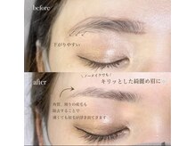 骨格や雰囲気に合わせて整えていきます