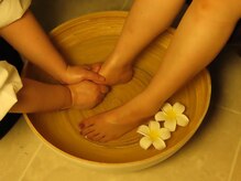 快眠ヘッドスパ アンド アロマ ぐっすり/足湯も気持ち良い♪