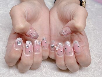 カエネイル 瑞江(kaenail)の写真/毎月デザインにこだわりたい方、とっておきデザインを作りたい方にはつけ放題がおススメ！画像持ち込み◎