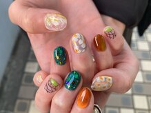 カーティシーネイルズ(curtisii NAILS)/お花デザイン