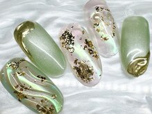 チェリーズネイル(Cherrys Nail)/ゴールド マグネットネイル