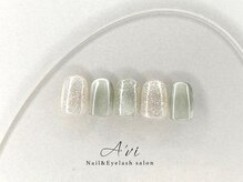 ネイルアンドアイラッシュ アヴィ(Nail and Eyelash A'vi)/ハンド定額デザイン　¥9900
