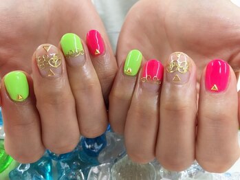 プルミエ ネイル(Premier Nail)/オリエンタルネイル★蛍光カラー