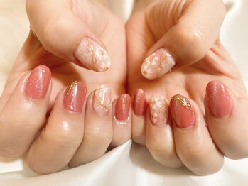 ドリームシャイニー 西葛西店(Dream Shiny)/桜ネイル　春ネイル