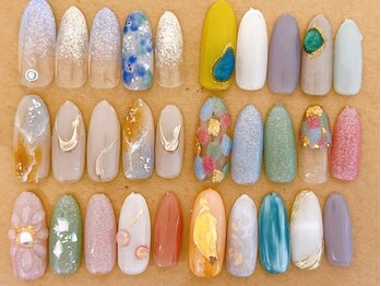 ネイルサロンアンドジュエリー アリュール(ALLURE)/５月定額デザイン☆彡