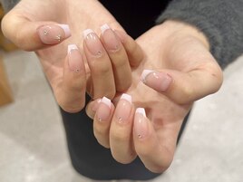 フレンチネイル　パラジェル