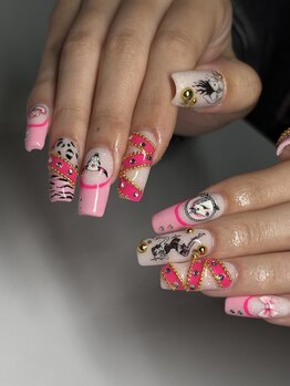 エクアネイルズ(Akuwa nails)/スカルプ◆150分アートやり放題