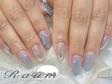 ラウム(Raum)の雰囲気(#シンプルネイル#ニュアンス#ミラーアート)