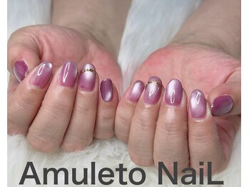 アムレート ネイル 蕨(Amuleto NaiL)の写真/蕨駅徒歩2分。平日22時まで営業!指先に宿る、小さな幸せ。あなただけの特別なネイル空間を。