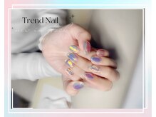 トレンドネイルスタジオ(Trend Nail Studio)/10本指のうるうる氷ネイル