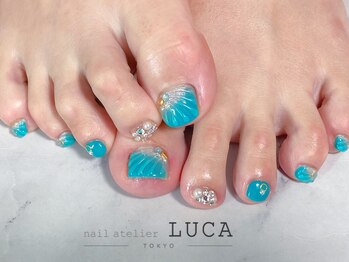 ネイルアトリエルカ(nail atelier LUCA)/M-824 大人マーメイドネイル