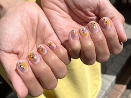 パンプキン塗りかけアート