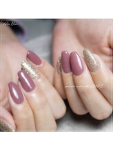 瑠璃(RURI)/単色ネイル