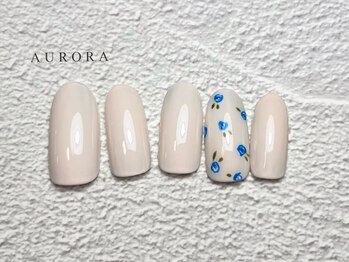 お花 手書き ガーリー シンプル