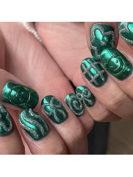 かわいいおつめ/Green Mirror