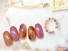 フルールソンネイル(fleur son nail)/11月定額シンプルアート