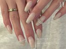 シアーホワイト×ピクシーネイル