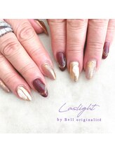 ラズライト(Laslight)/ゴールド x ボルドー