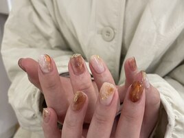 透け感brown