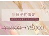 【当日予約限定】パリジェンヌラッシュリフト　¥5000