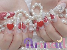 アルスネイル(Ars nail)/ゴテゴテハートネイル