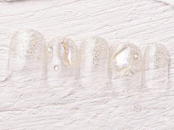 ネイルメゾン 渋谷店(NAIL MAISON)/ラメうるうるストーン￥4800
