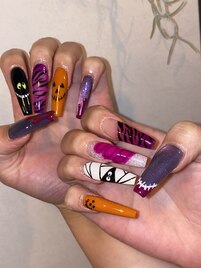 ハロウィンネイル